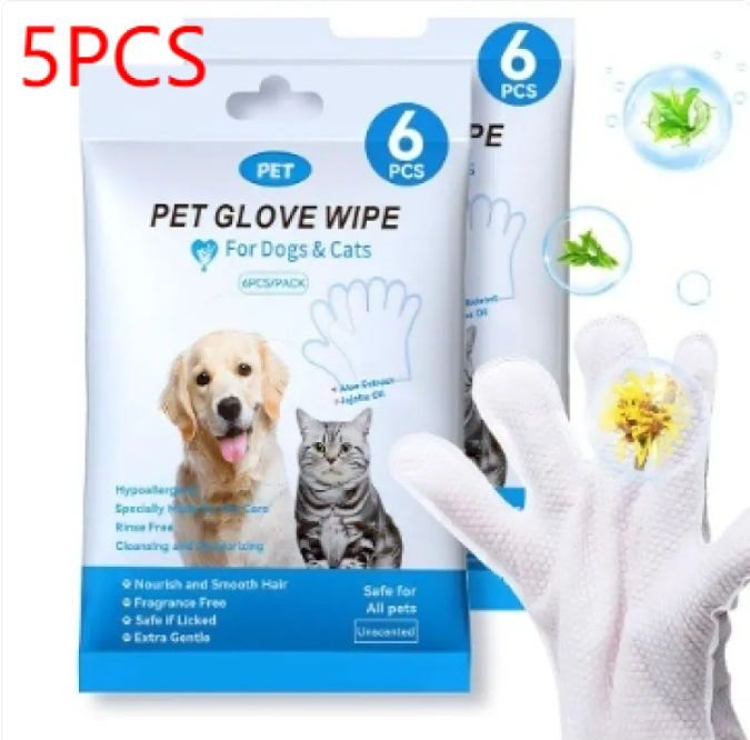 PawFresh™ | Pet Cleaning Gloves & Wipes