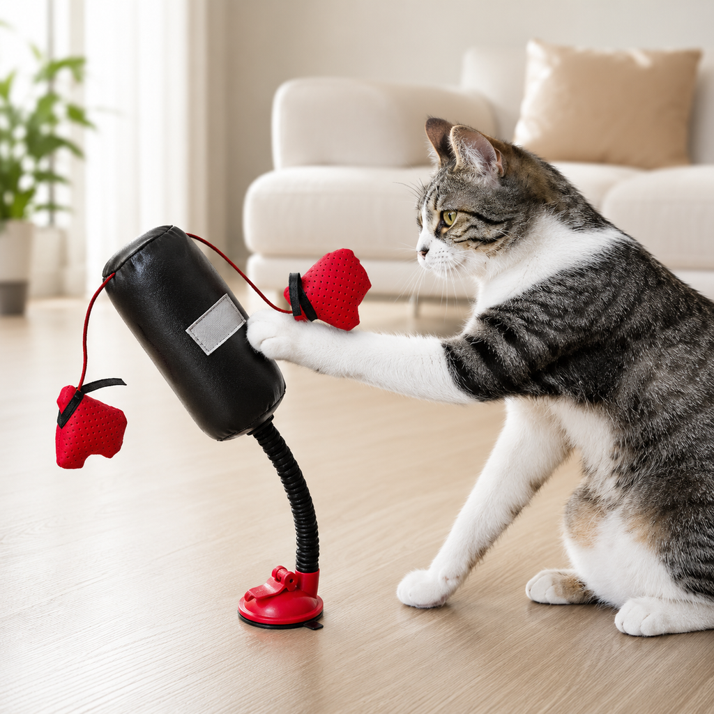 PouncePal™ | Interactive Cat Punching Bag Toy