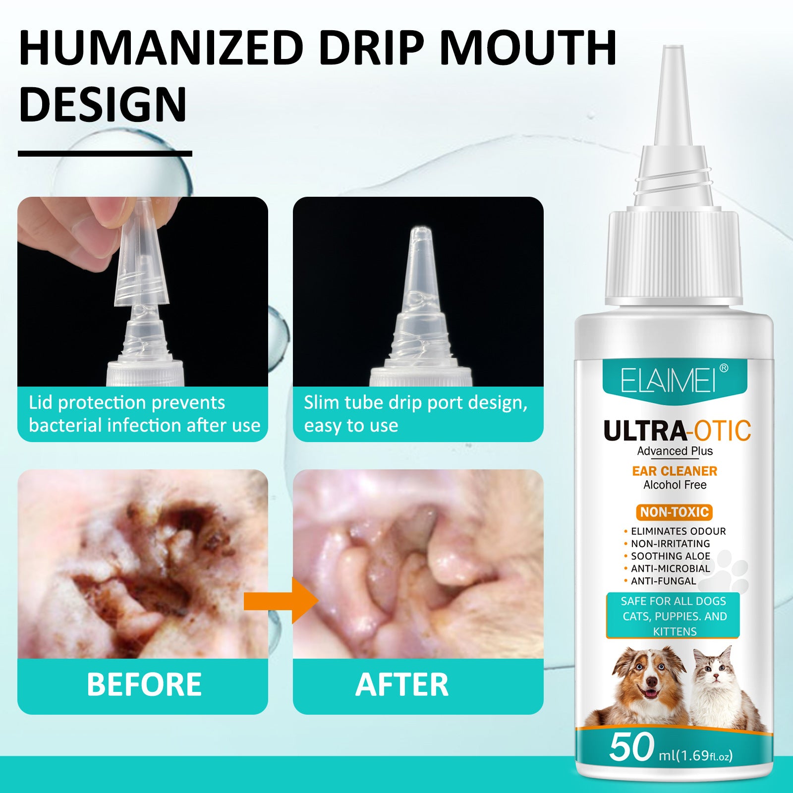 EarCalm™ | Gentle Pet Ear Cleaning Solution