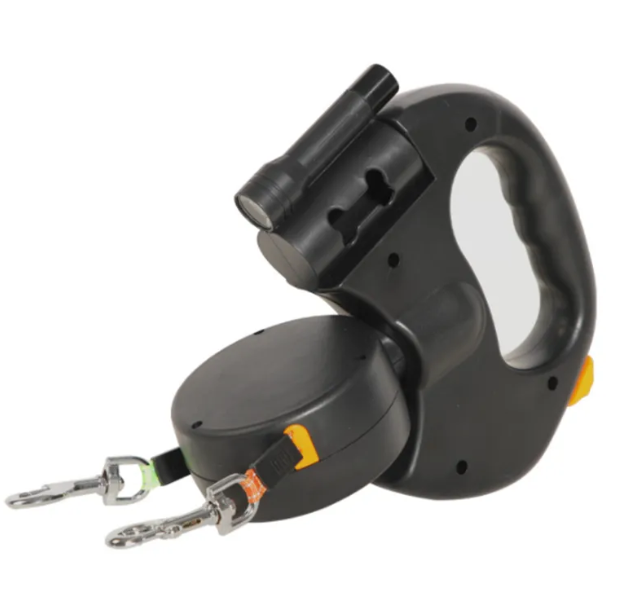 DualWalk™ | Retractable Double Dog Leash