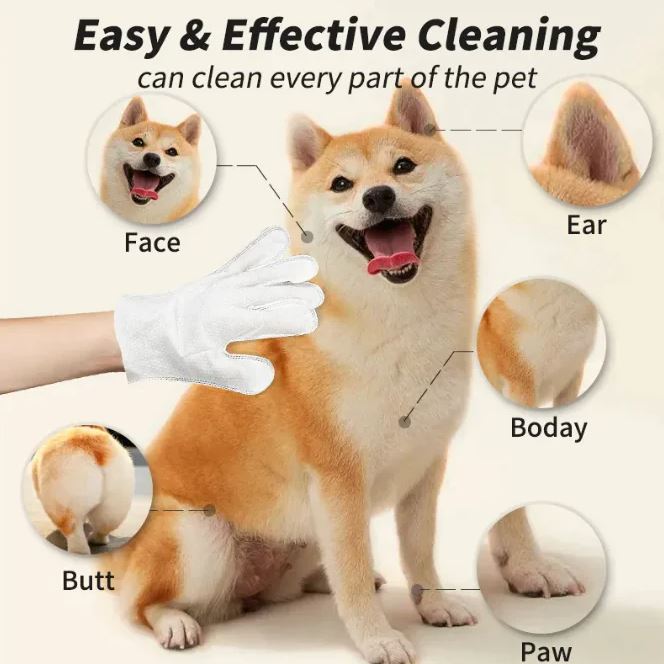 PawFresh™ | Pet Cleaning Gloves & Wipes