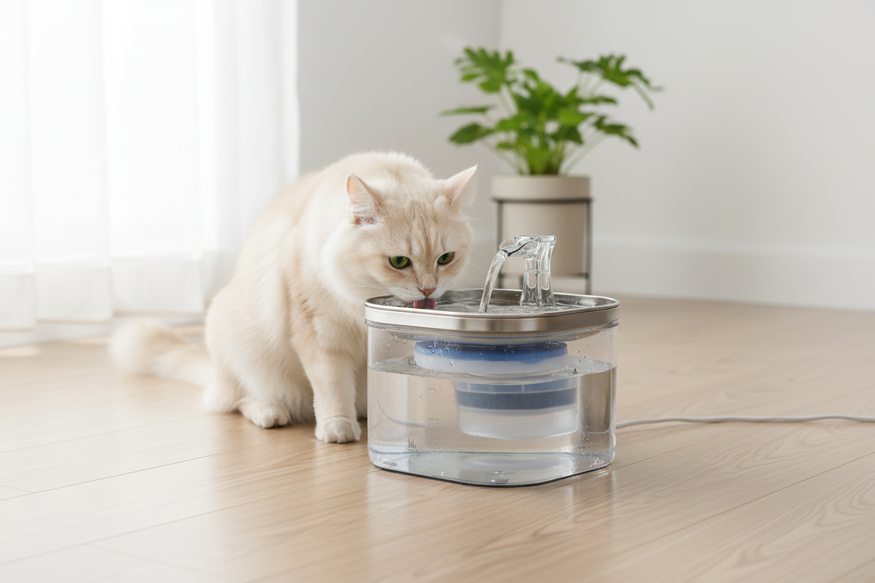 PureFlow™ SmartPet Stainless Steel Fountain